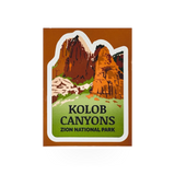 Colorful Kolob decal by My Travel Stickers, featuring vibrant VA design on a smooth surface.