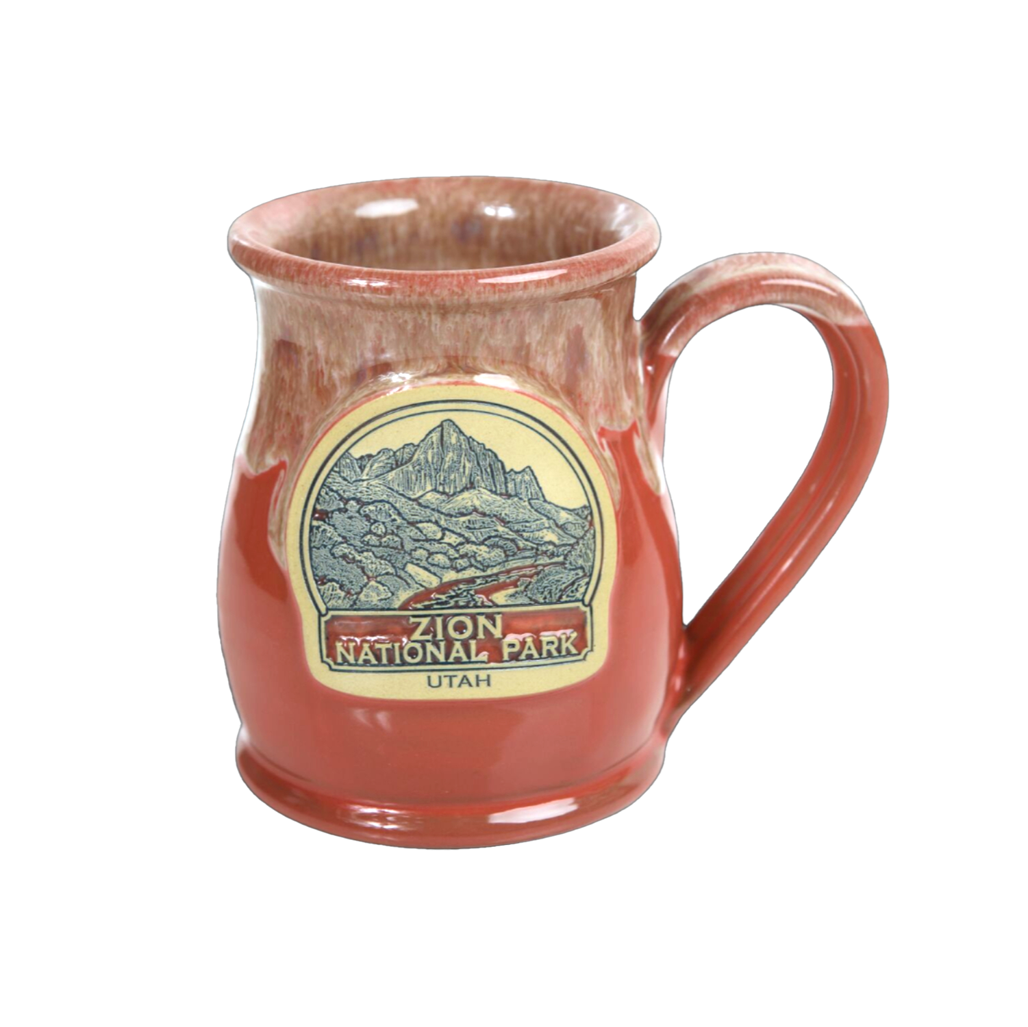 Mug - Deneen The Watchman Coral - Zion Natl Park Forever Project