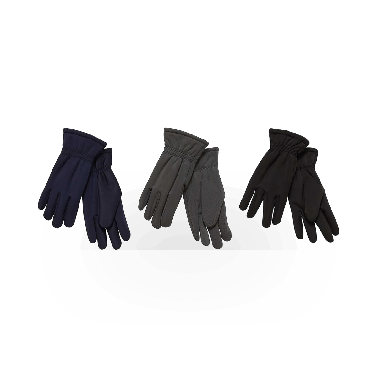 Men's fleece safety glove by Wilcor International, showing a soft, warm glove with reinforced palm and fingers for protection.