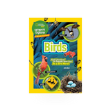 Nat Geo Kids Bird Field Guide by Penguin Random House, colorful pages open showing illustrations of various bird species.