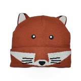 Julie + Joe knit beanie hat featuring a playful fox design, perfect for casual winter wear.