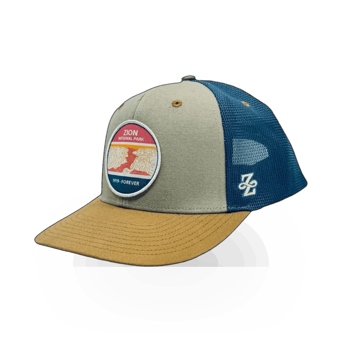 Wild Tribute Custom Vintage Circle hat with retro-inspired design and circular pattern on a classic theme style.