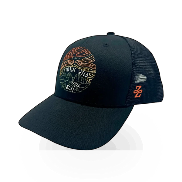 Wild Tribute Custom Zion Into The Wild themed hat featuring a unique design and stylish fit, ideal for outdoor enthusiasts.