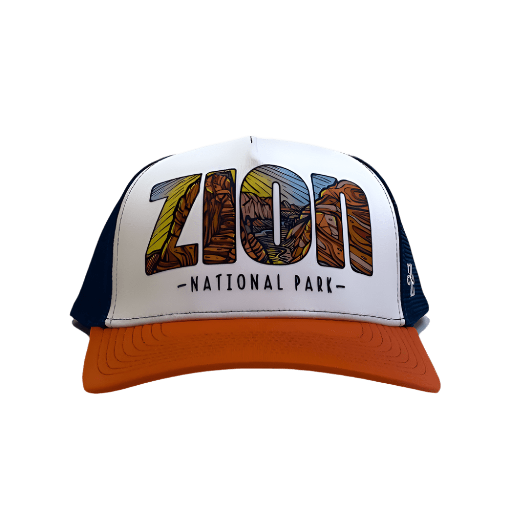 Hat - Custom Zion Word - D - Zion Natl Park Forever Project