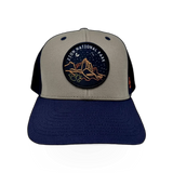 Wild Tribute Dark Sky themed hat in khaki blue with a stylish design, perfect for casual wear and outdoor activities.