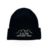 Concept 360 Rugged Cliffs Beanie hat in earthy tones, featuring a cozy knit design and a folded brim for warmth and style.