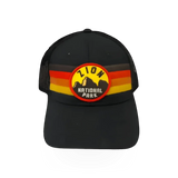 Black Zion Daylight hat by American Needle, featuring a stylish theme cap with a curved brim and adjustable strap.
