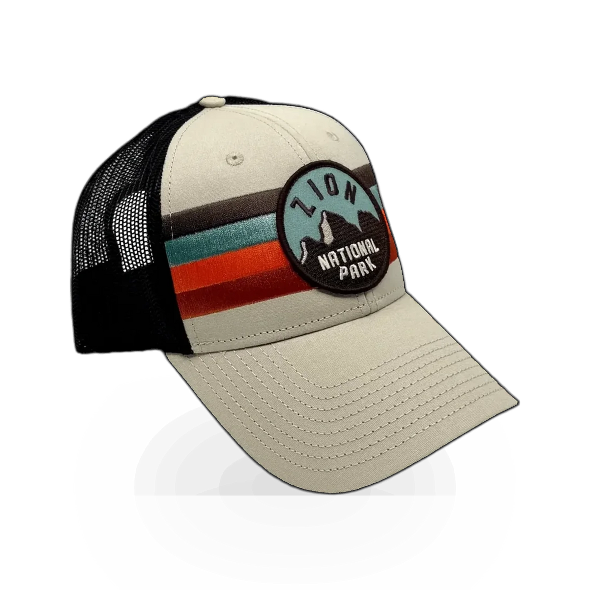 American Needle Zion Daylight Stone hat featuring a casual, stylish design with the Zion theme and lightweight fabric.