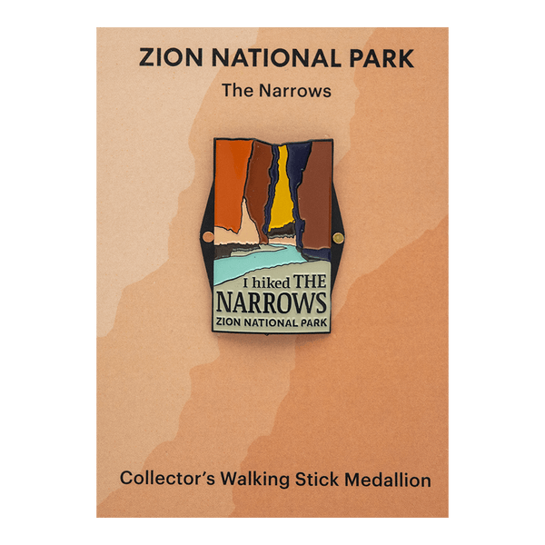 Hiking Stick Medallion - The Narrows - Zion Natl Park Forever Project