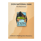 Hiking Stick Medallion - Watchman - Zion Natl Park Forever Project