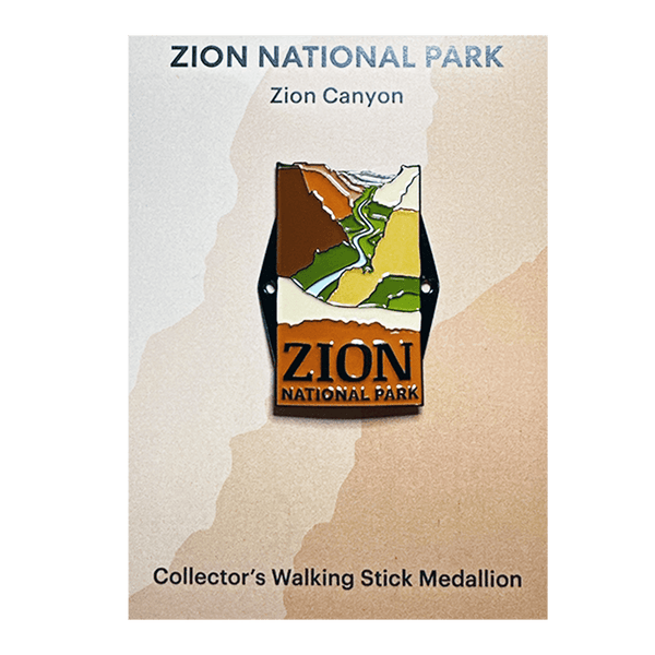 Hiking Stick Medallion - Zion Natl Park - Zion Natl Park Forever Project