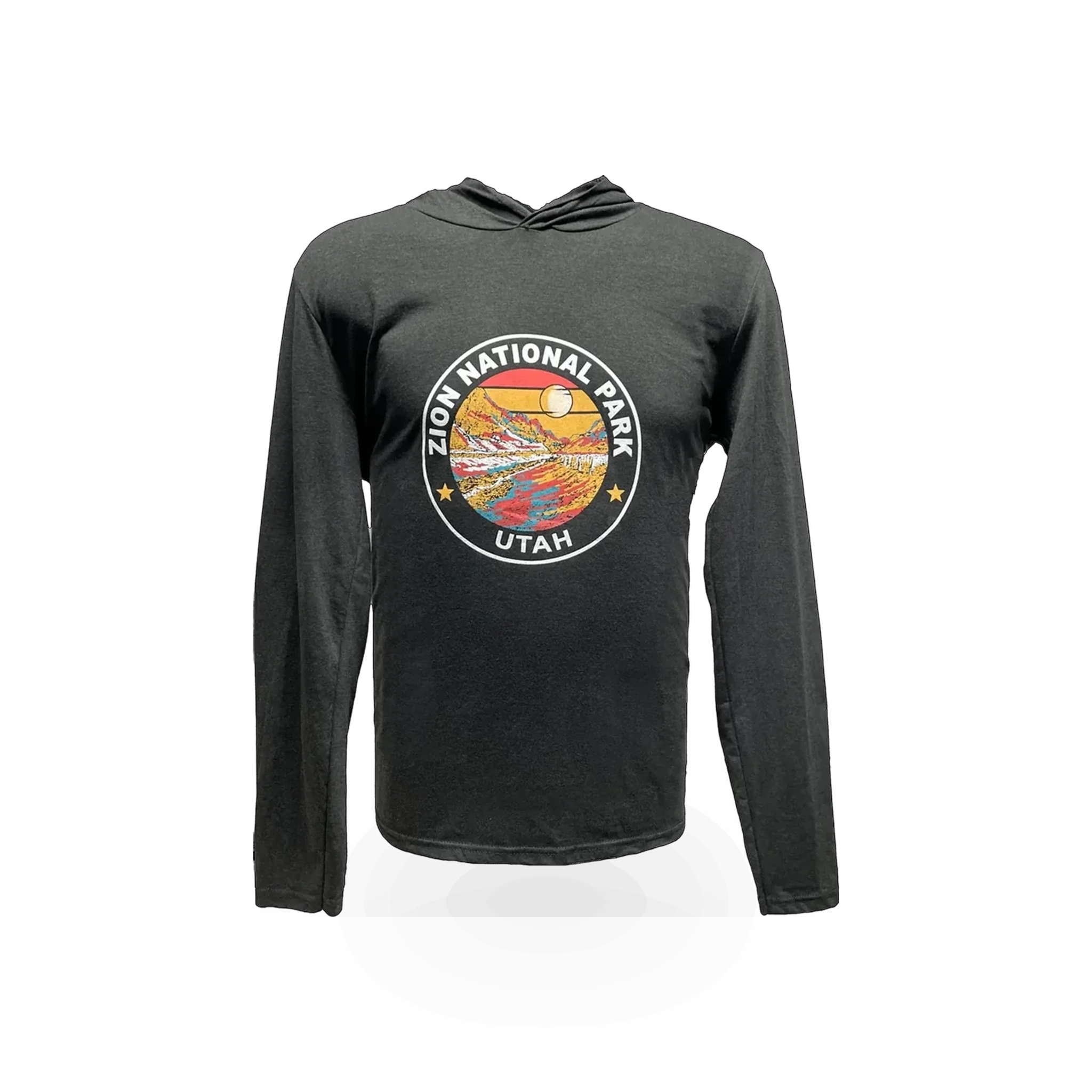 American Backcountry Majestic Zion hoodie featuring a comfortable fit and iconic Zion National Park design.