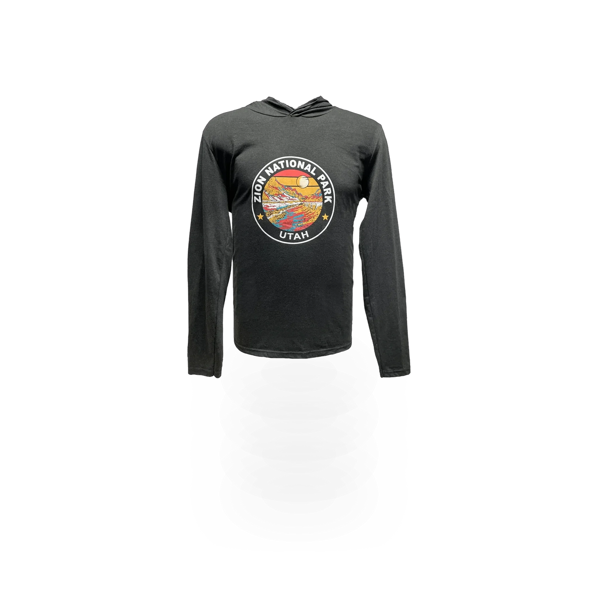 American Backcountry Majestic Zion hoodie featuring a comfortable fit and iconic Zion National Park design.