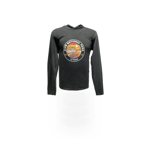 American Backcountry Majestic Zion hoodie featuring a comfortable fit and iconic Zion National Park design.