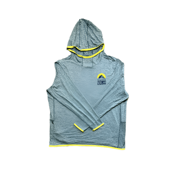 Hoodie - Zion Hooded Performance Tee UV Guard - Zion Natl Park Forever Project