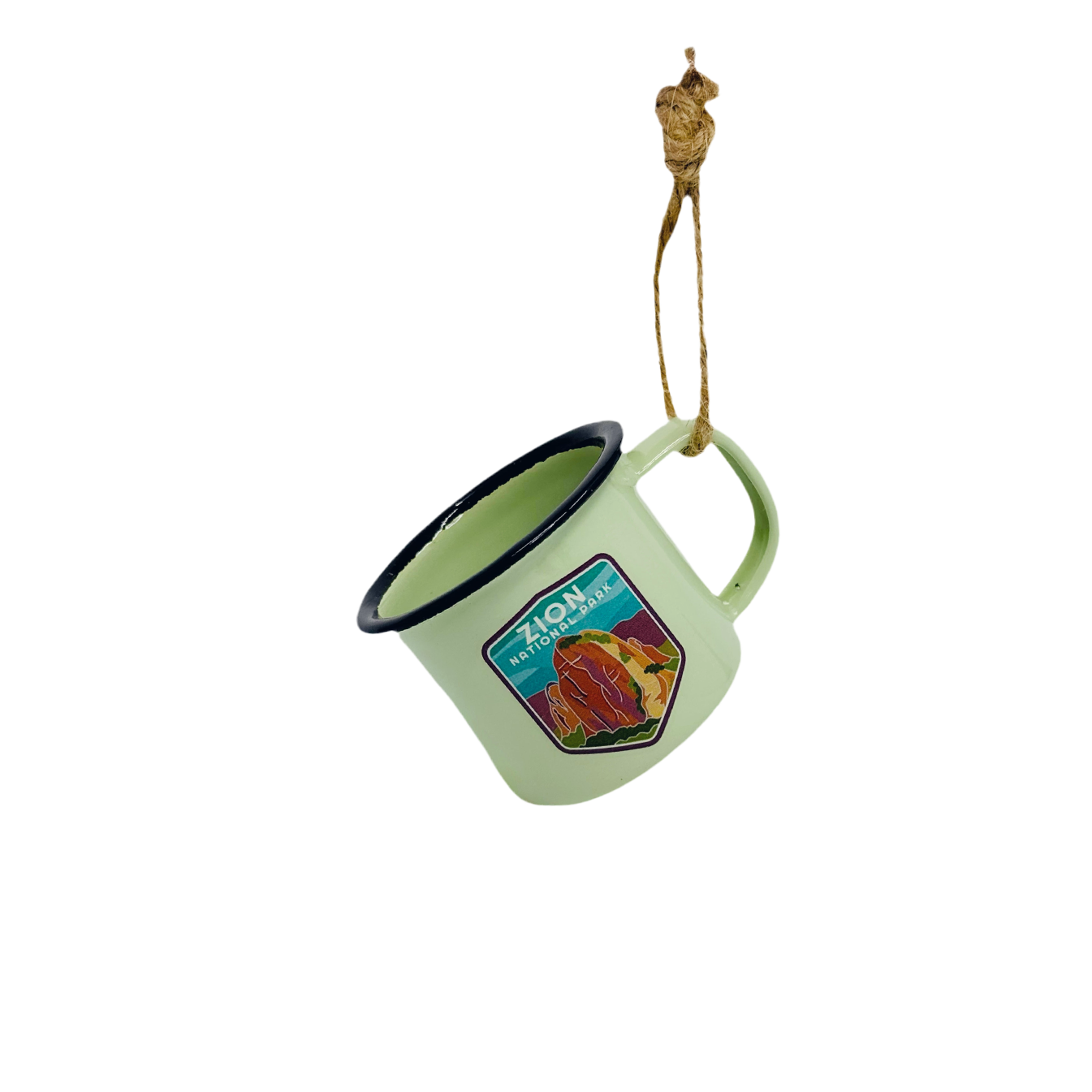 Ornament - Zion Cup Green - 95525-TCOR - Zion Natl Park Forever Project