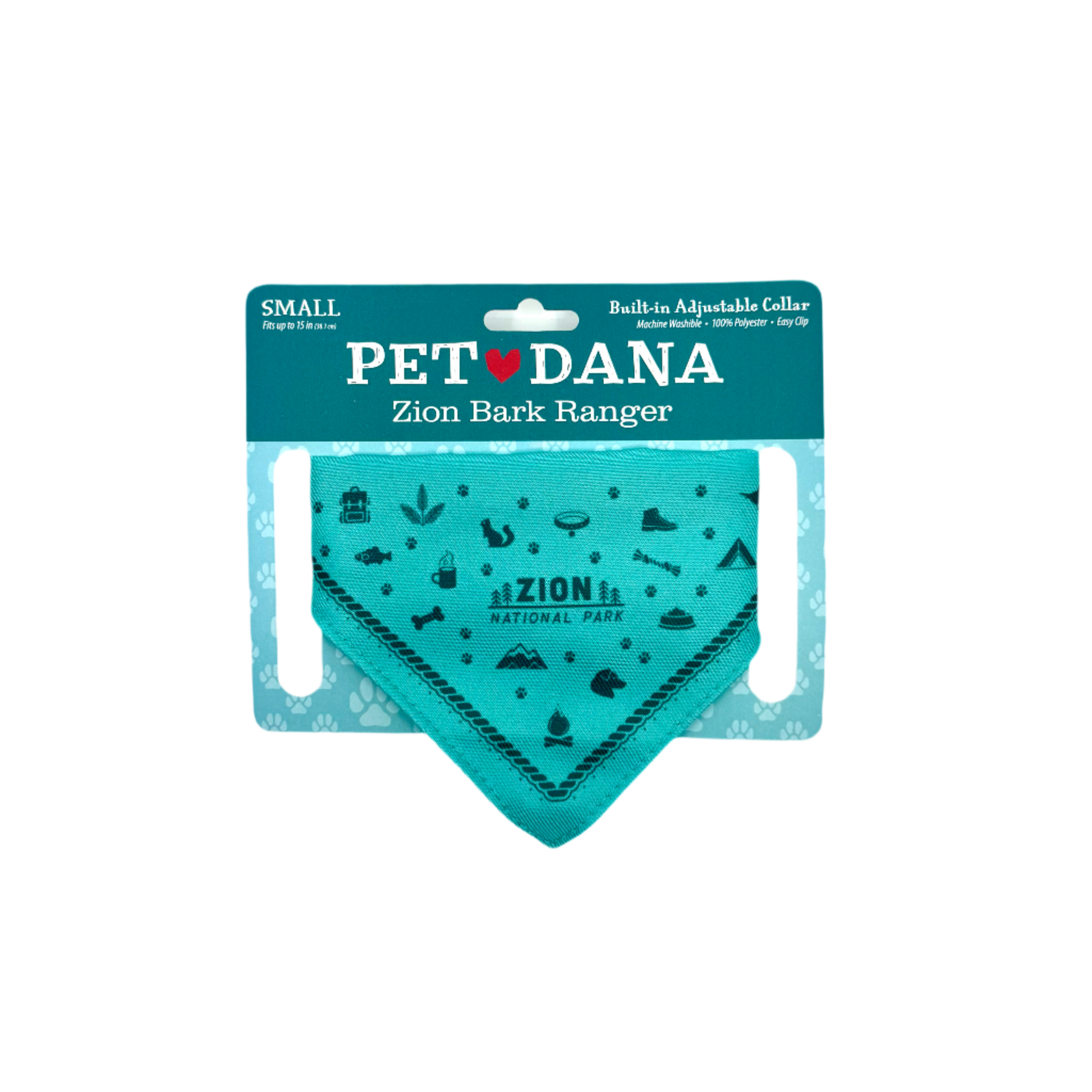 BARK Ranger - Pet Bandana Asstd Colors S/L - Zion Natl Park Forever Project