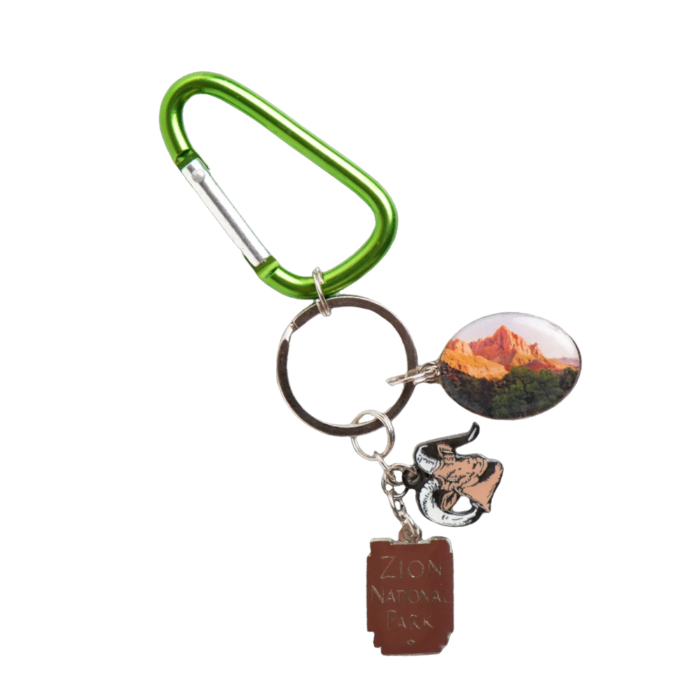 Keychain - Charm Zion - 71683-CKC - Zion Natl Park Forever Project