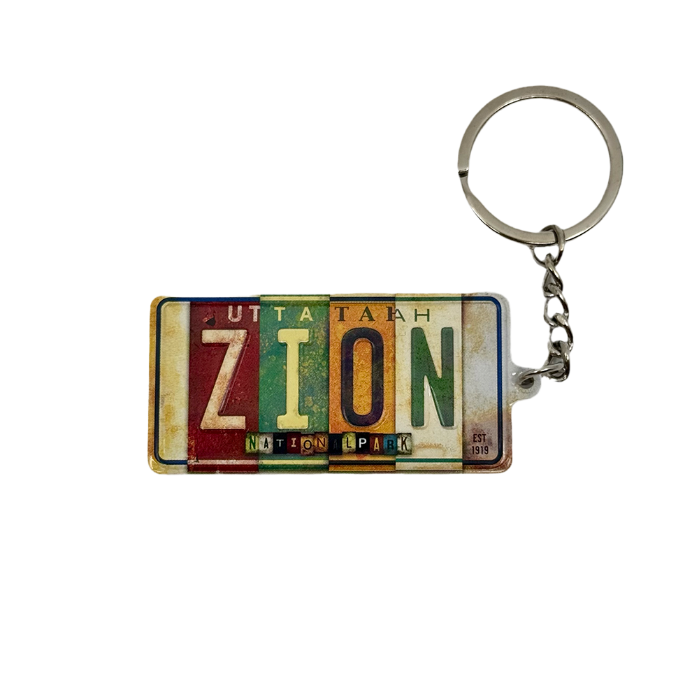 Keychain - Zion License - 77989 - Zion Natl Park Forever Project