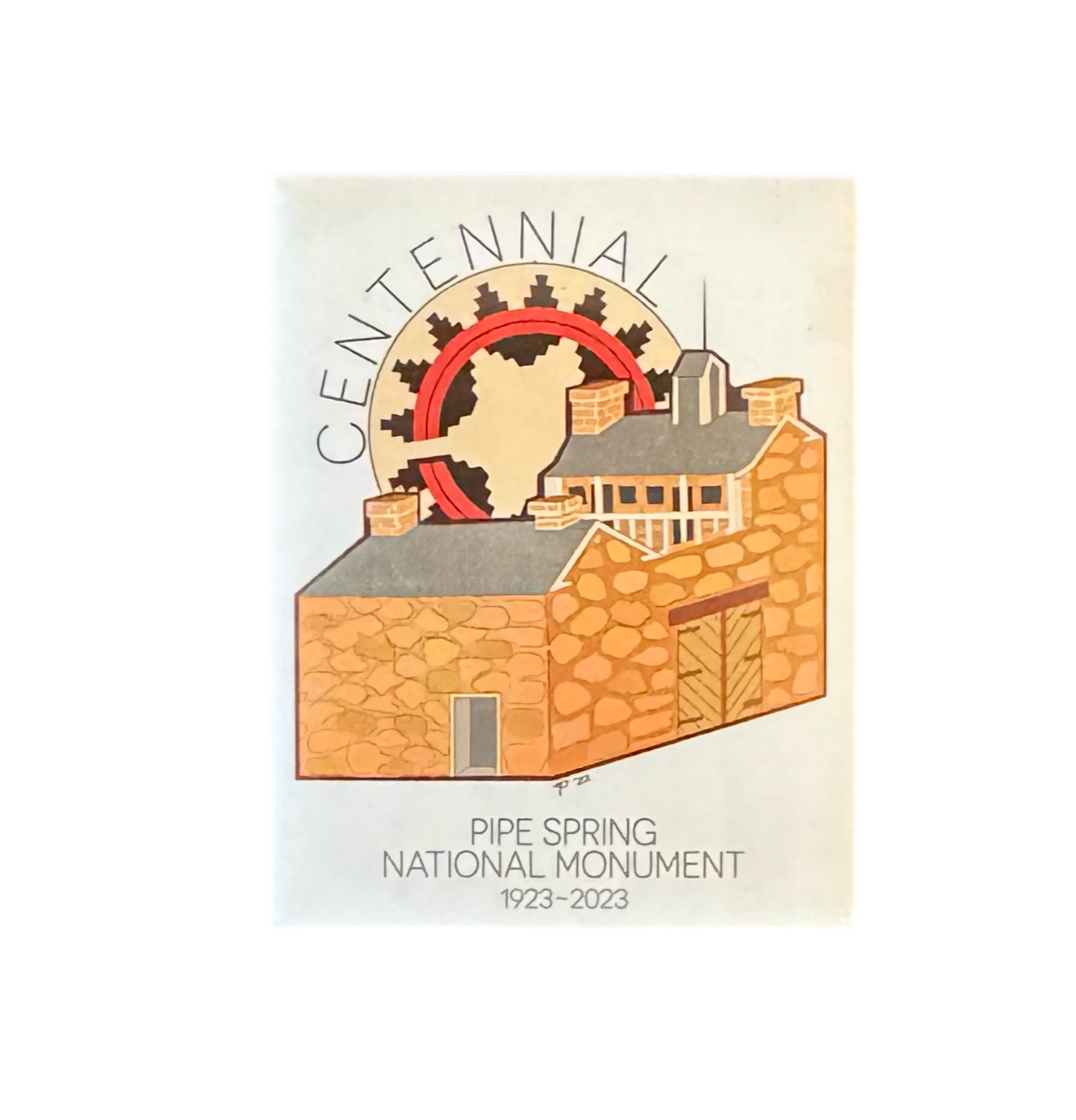 Magnet - Badge - PISP Centennial - 95110-23B - Zion Natl Park Forever Project