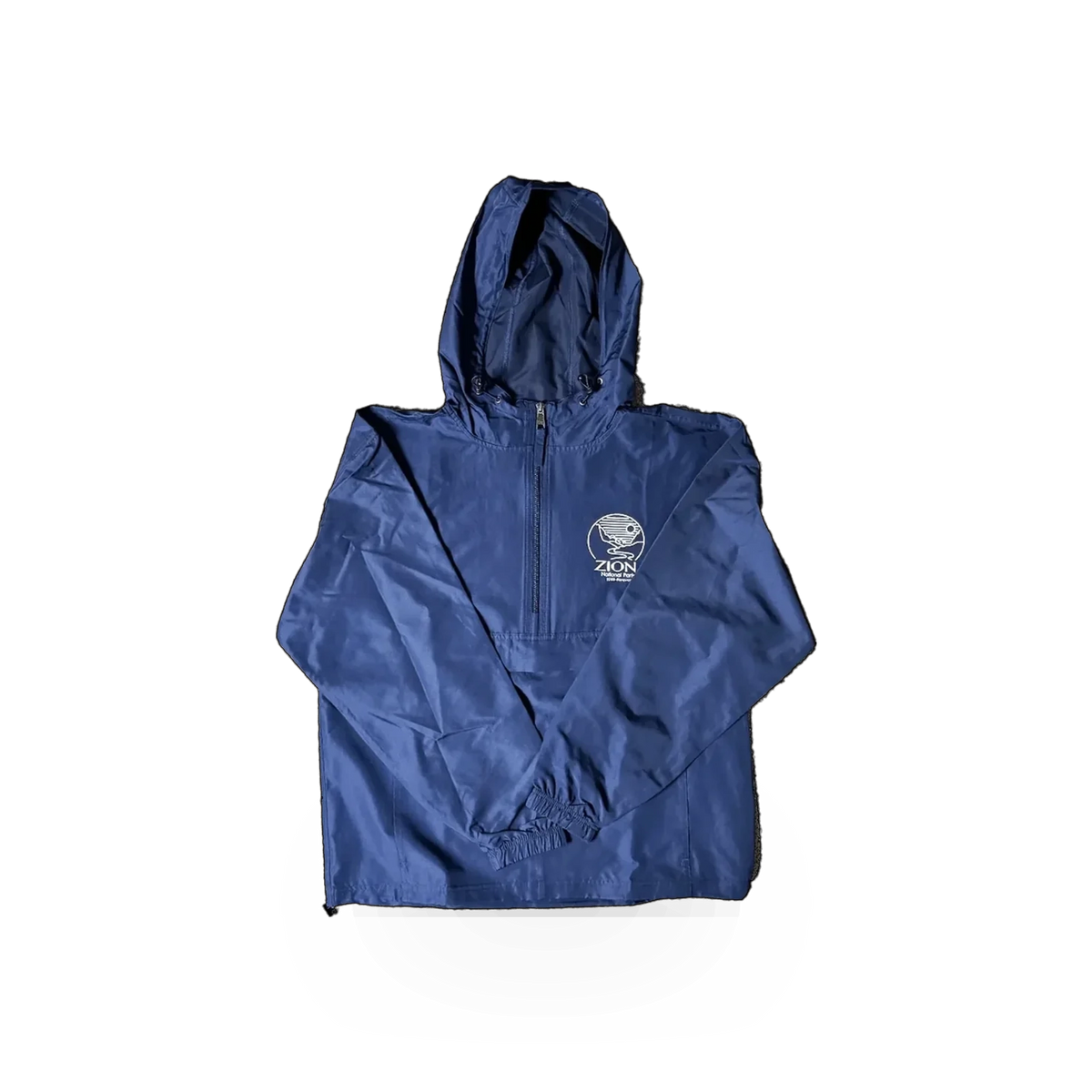 MV Sport Zion packable windbreaker jacket, lightweight and foldable, designed for outdoor protection and easy portability.