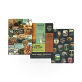 Set of three Lantern Press National Park protect-themed journals with nature-inspired covers and durable binding.