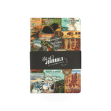 Set of three Lantern Press National Park journals with nature-themed covers, ideal for writing and note-taking.