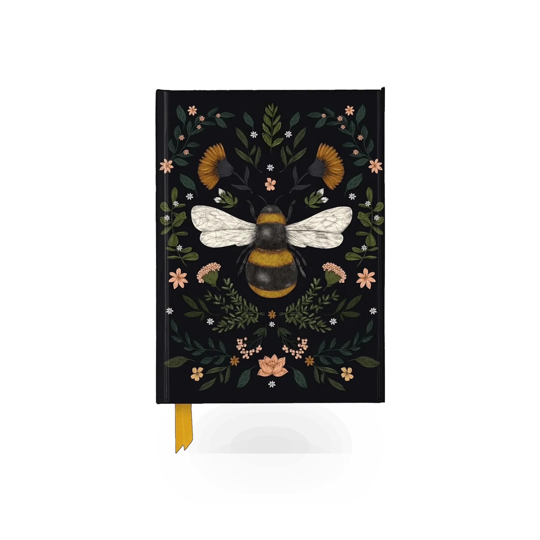 Simon & Schuster Journal featuring a foiled bee pollinator design, ideal for writing and note-taking.