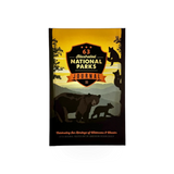 Illustrated National Parks journal by Pumpernickel Press, featuring colorful nature scenes on the cover.