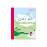 Ingram Take Me Outdoors journal with a nature-themed cover, open to pages, showcasing a travel-inspired design and writing space