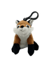 Keychain - 3.5" Fox Charm Plush Dntd - Zion Natl Park Forever Project