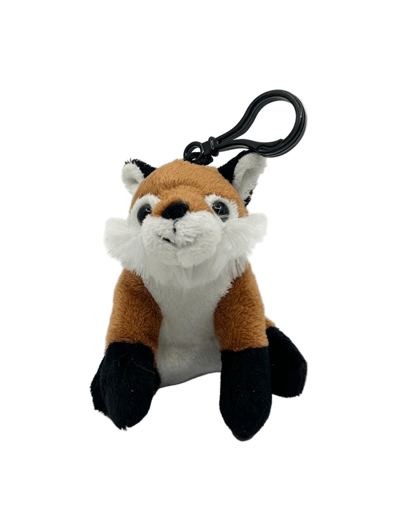 Keychain - 3.5" Fox Charm Plush Dntd - Zion Natl Park Forever Project
