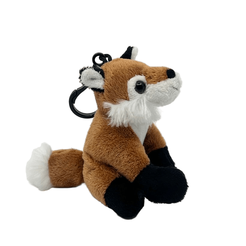 Keychain - 3.5" Fox Charm Plush Dntd