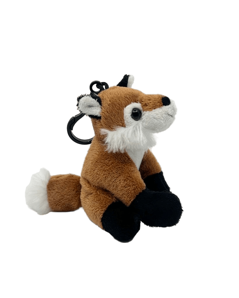 Keychain - 3.5" Fox Charm Plush Dntd - Zion Natl Park Forever Project