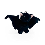 Nature Planet Inc bat-shaped keychain and bag charm, featuring a detailed black bat design on a metal keyring.