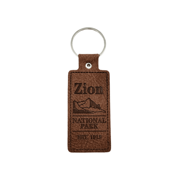 Keychain - Leather Field Notes - 93002 - Zion Natl Park Forever Project