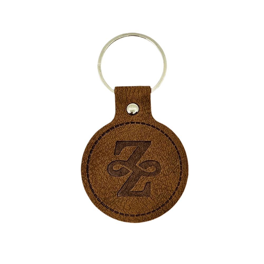Keychain - Leather ZFP - 86202 - Zion Natl Park Forever Project