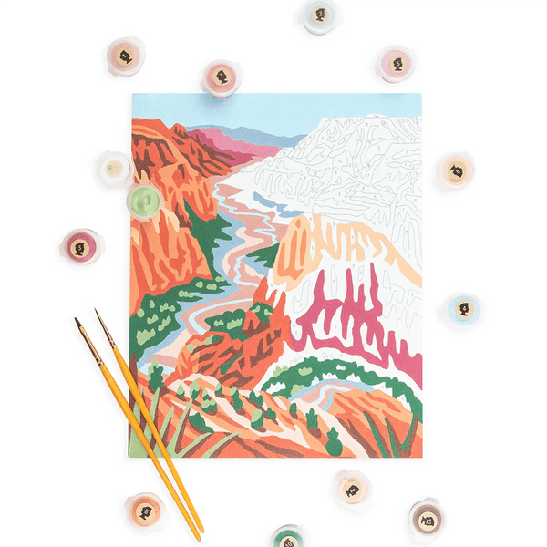 Kit - Art - Paint By Number Zion - Zion Natl Park Forever Project