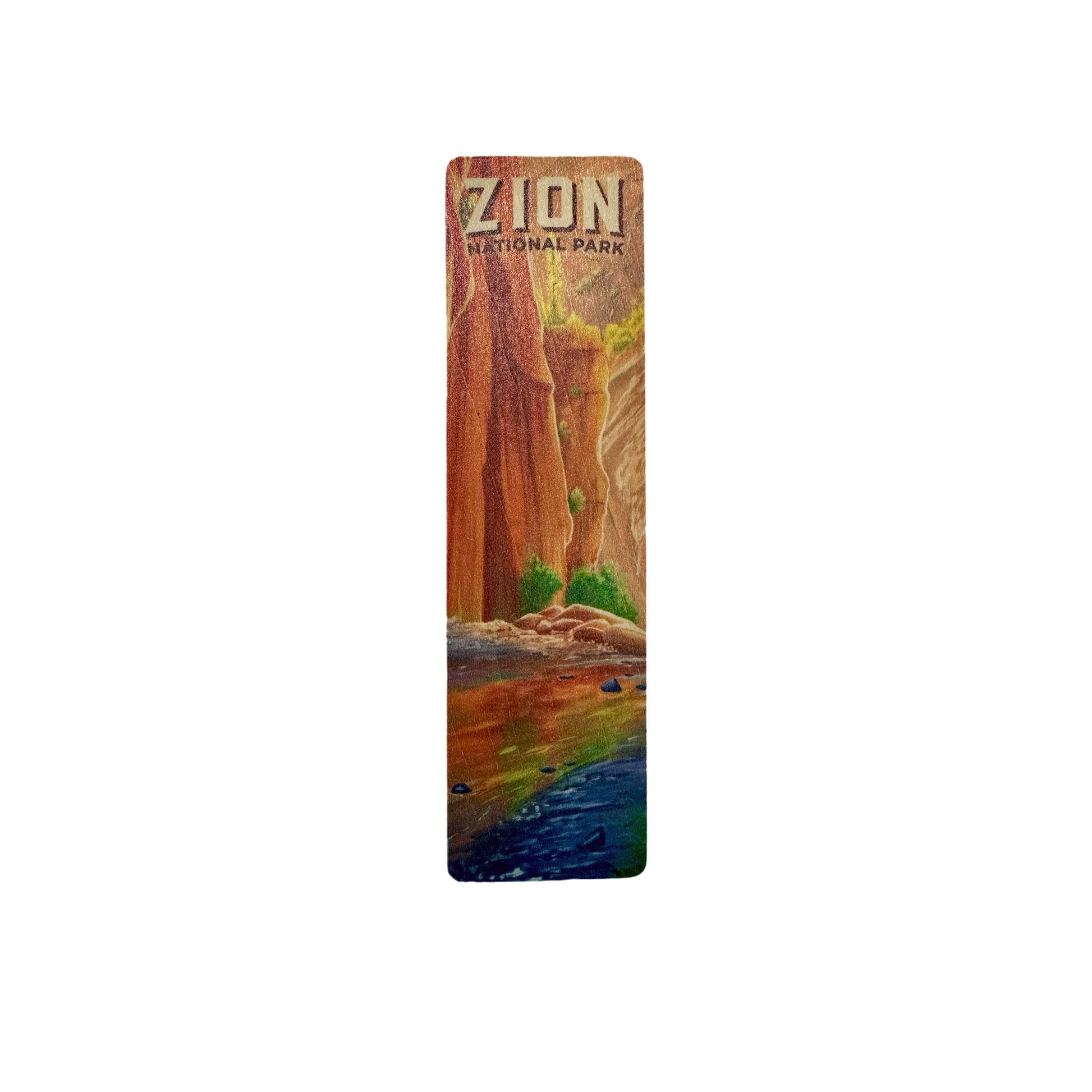 Bookmark - Wood The Narrows - D - Zion Natl Park Forever Project