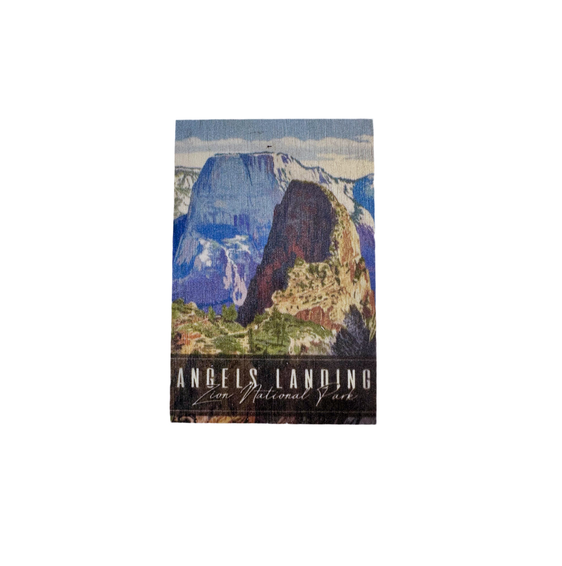 Magnet - Wood - Angels Landing - D - Zion Natl Park Forever Project