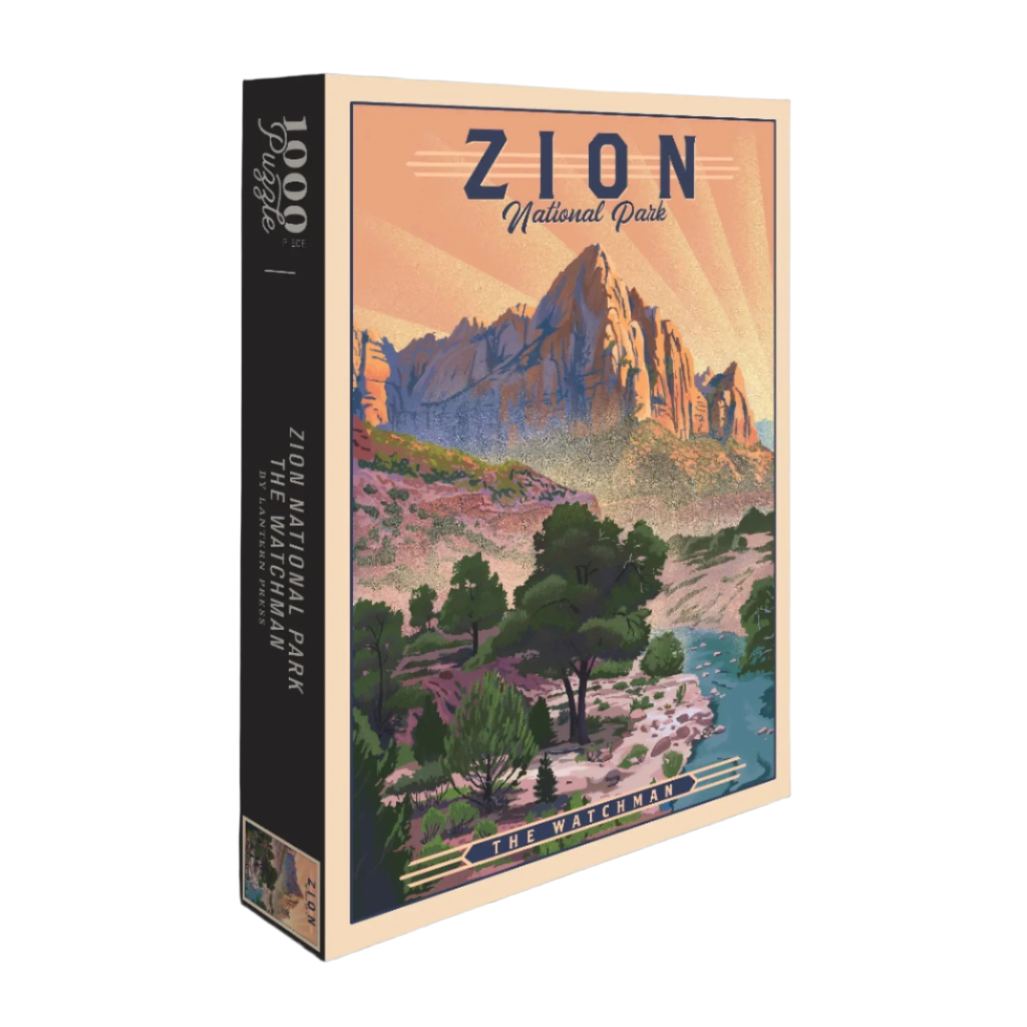 Puzzle - The Watchman 1000 Piece - Zion Natl Park Forever Project