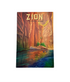 Sign - Wood - The Narrows 110601 - D - Zion Natl Park Forever Project