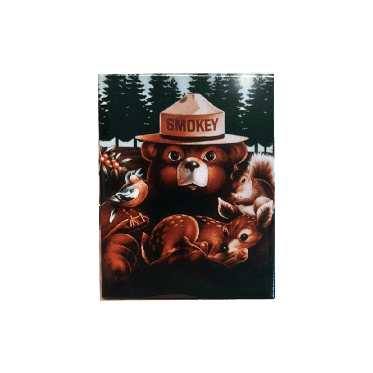 Magnet - Badge - CEBR  Smokey Bear and Friends- 47220-23B - Zion Natl Park Forever Project