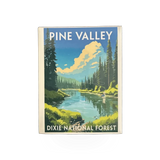 Impact Photographics magnet badge featuring PV Dixie National Forest Pine Valley scene with detailed forest imagery.