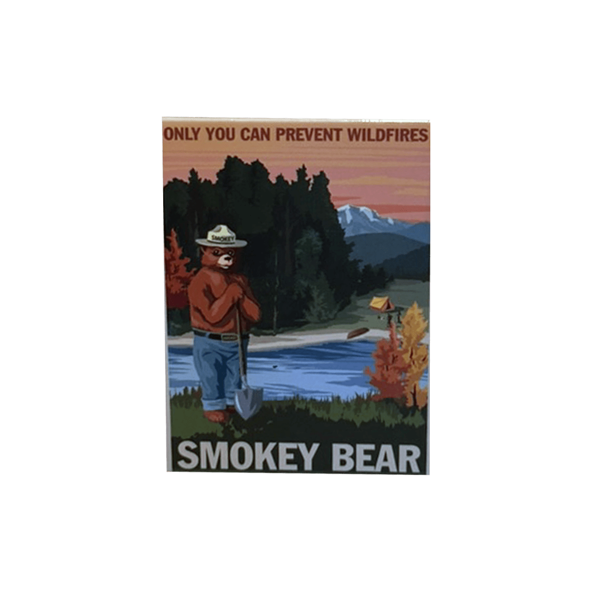 Magnet - Badge - Smokey Retro- 47378C-23B - Zion Natl Park Forever Project