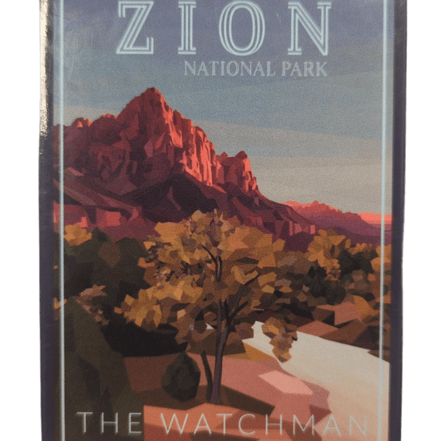 Magnet - Badge - Watchman Geometric - 86415-23B - Zion Natl Park Forever Project