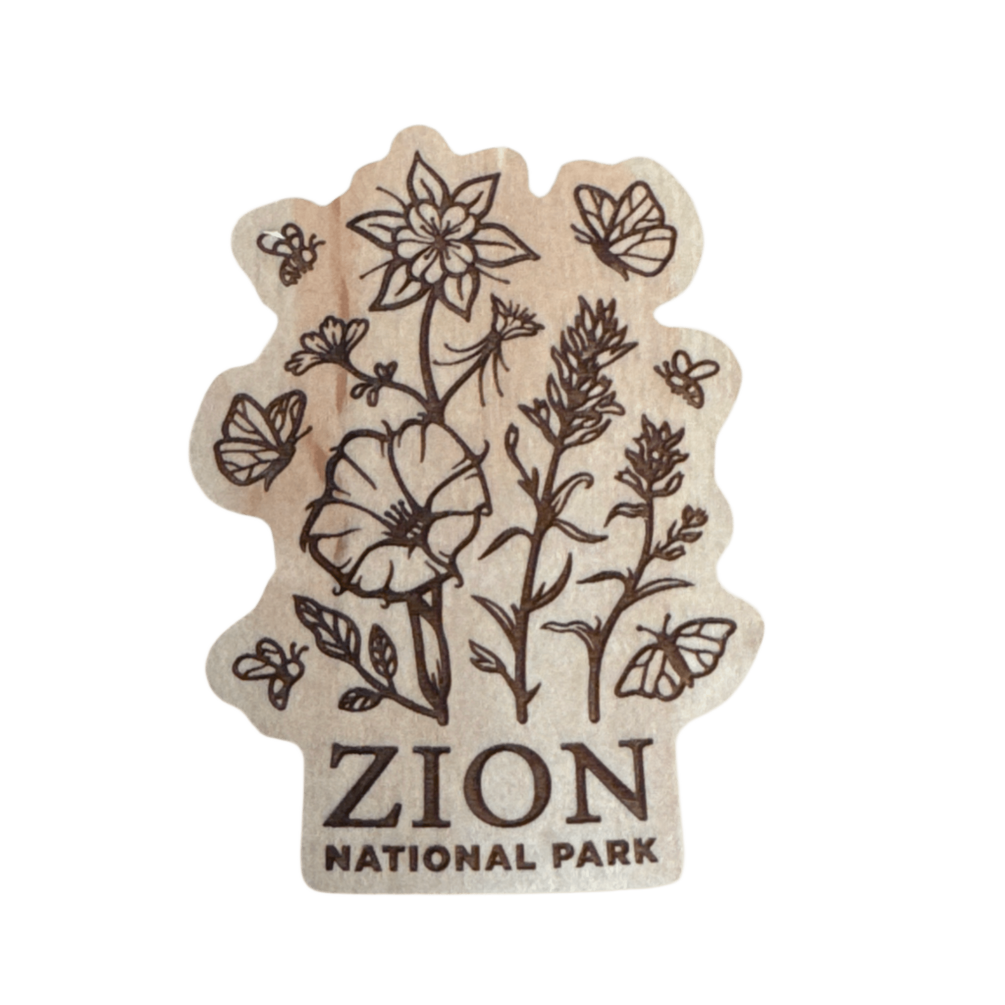 Magnet - Wood Pollinator Zion - Zion Natl Park Forever Project