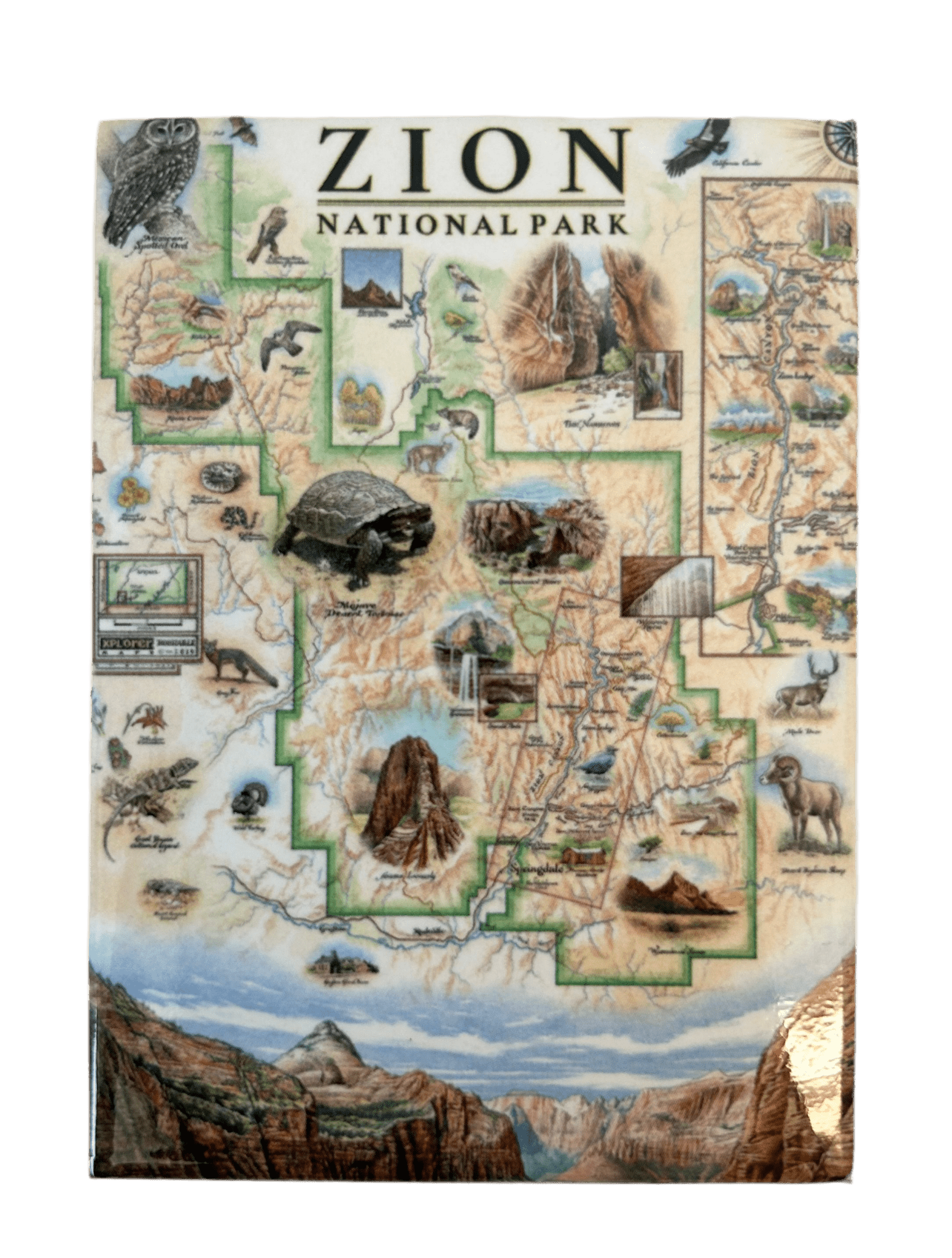 Magnet - Xplorer Zion Map - Zion Natl Park Forever Project