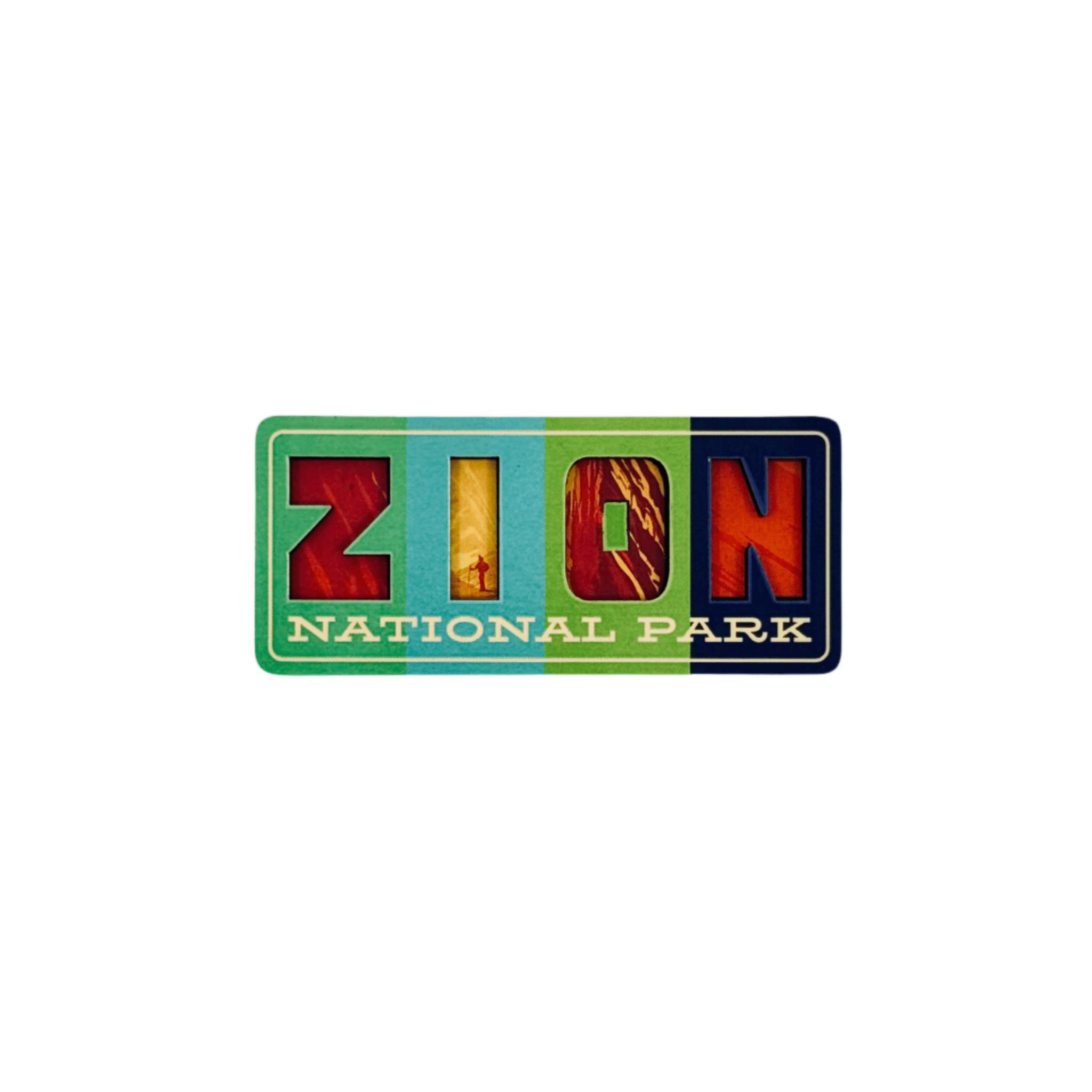 Magnet - Zion Cut Out - 95089-23D - Zion Natl Park Forever Project