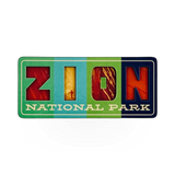 Impact Photographics Zion Cut Out magnet, 95089-23D, featuring a detailed design of the Zion landscape for decorative use.
